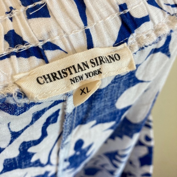 Christian Siriano women’s linen blend pants - Picture 2 of 8